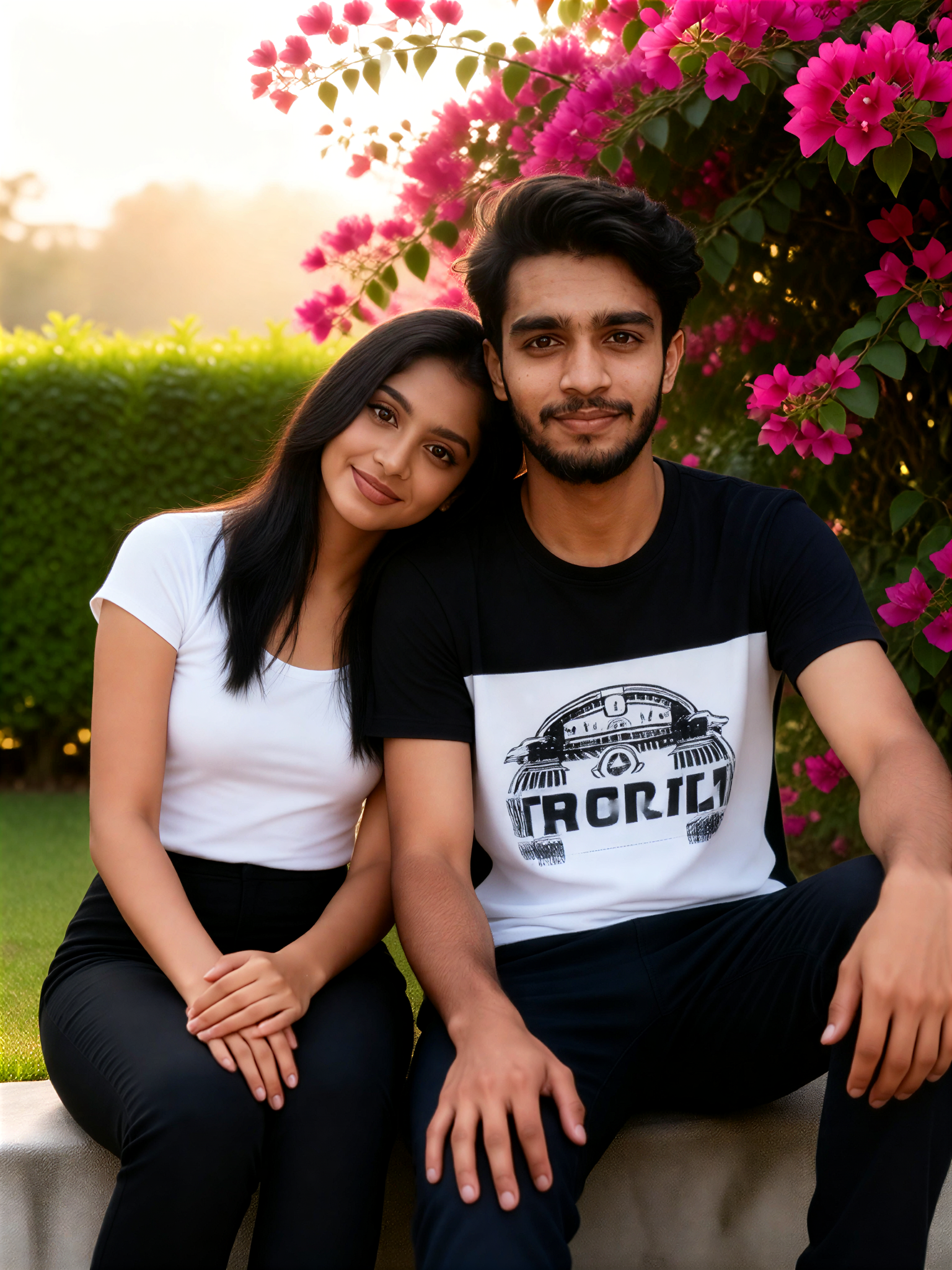 Garden Couple Photoshoot image