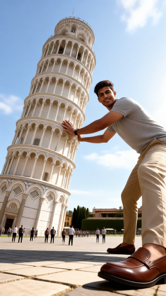 Fun shots at scenic spots image