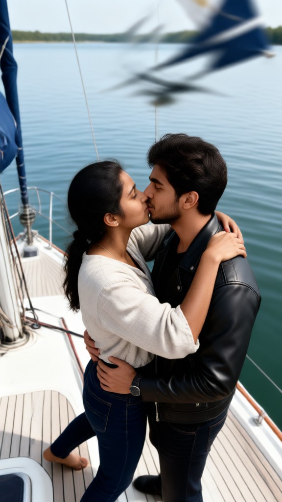 Sailboat Balance Kiss image