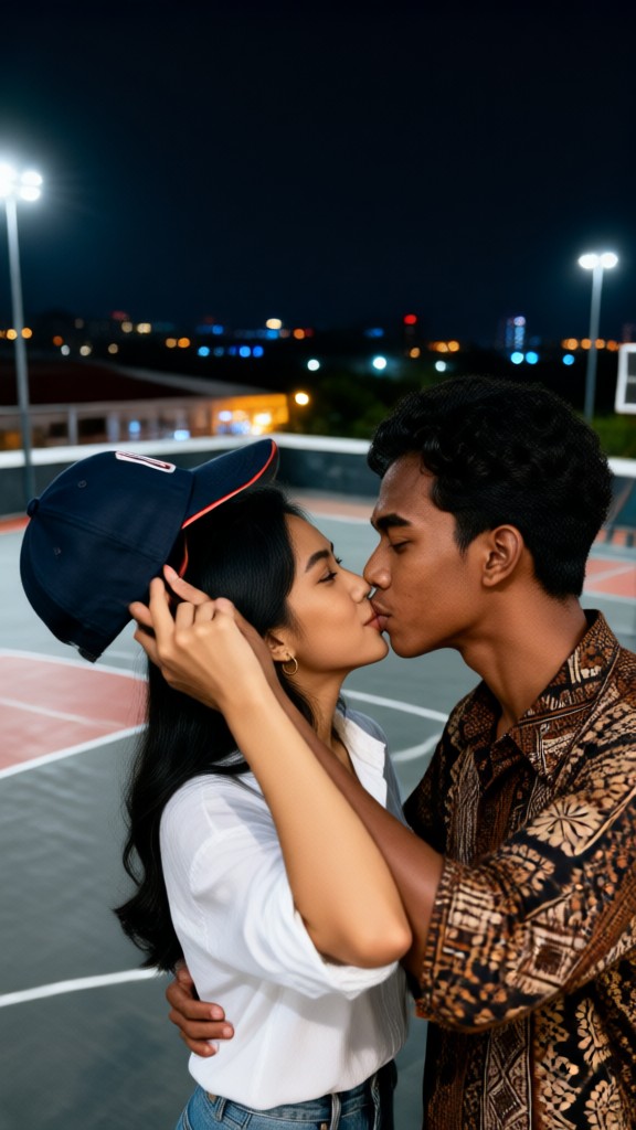 Rooftop Cap Kiss image