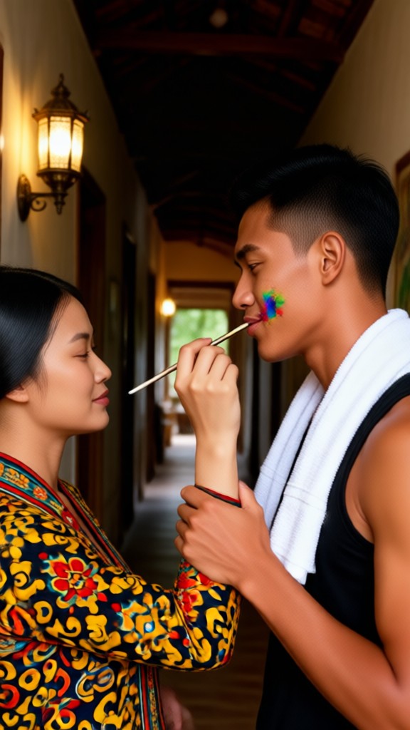 Ubud Paint Kiss image