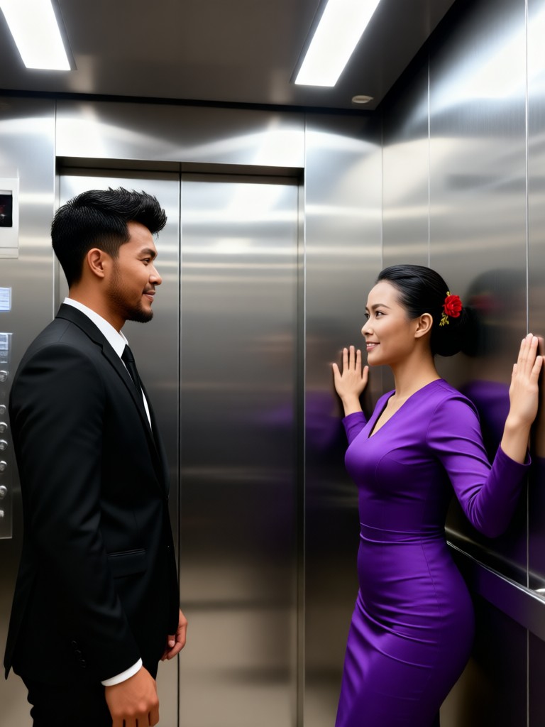Private Lift Kiss image