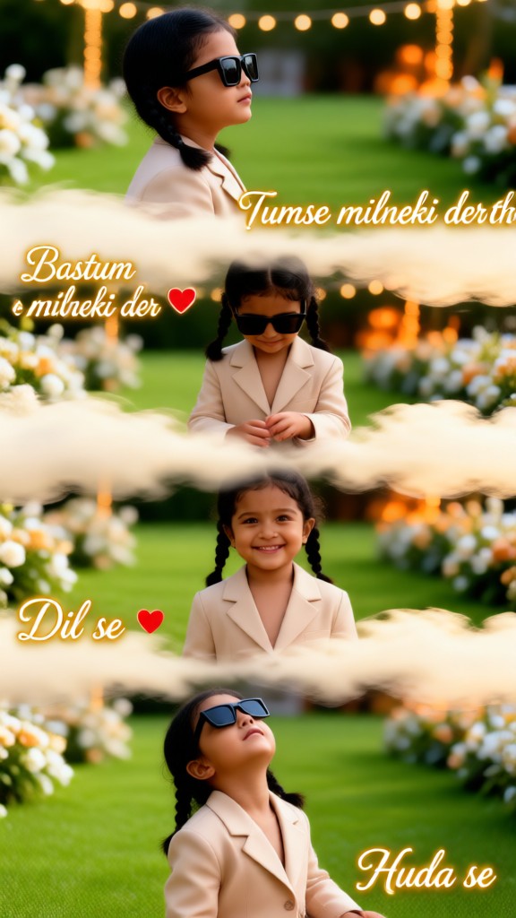 Mehrschichtige Zusammensetzung Baby Sonnenbrille Portrait image
