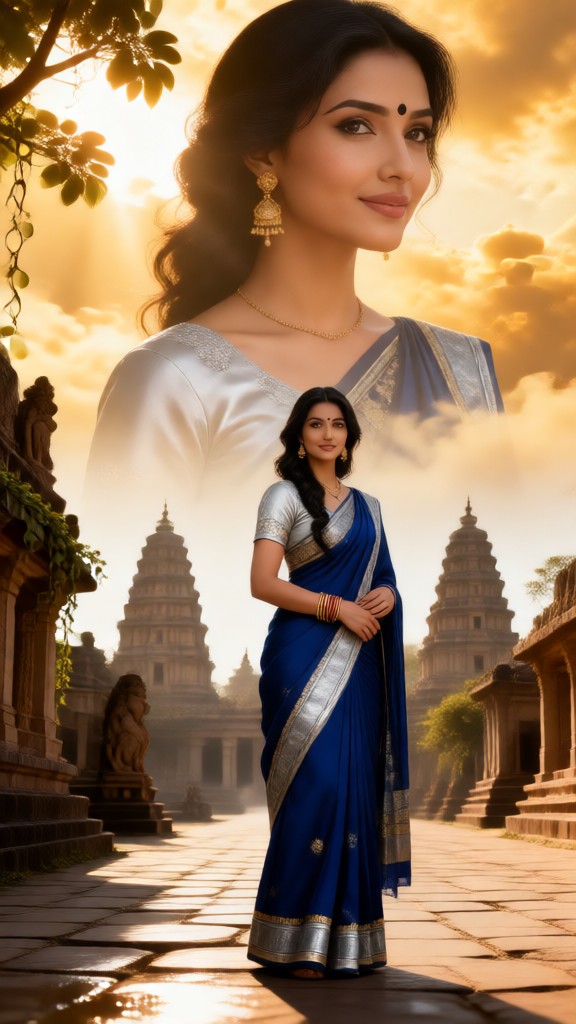 Beautiful Saree Girl-03 image
