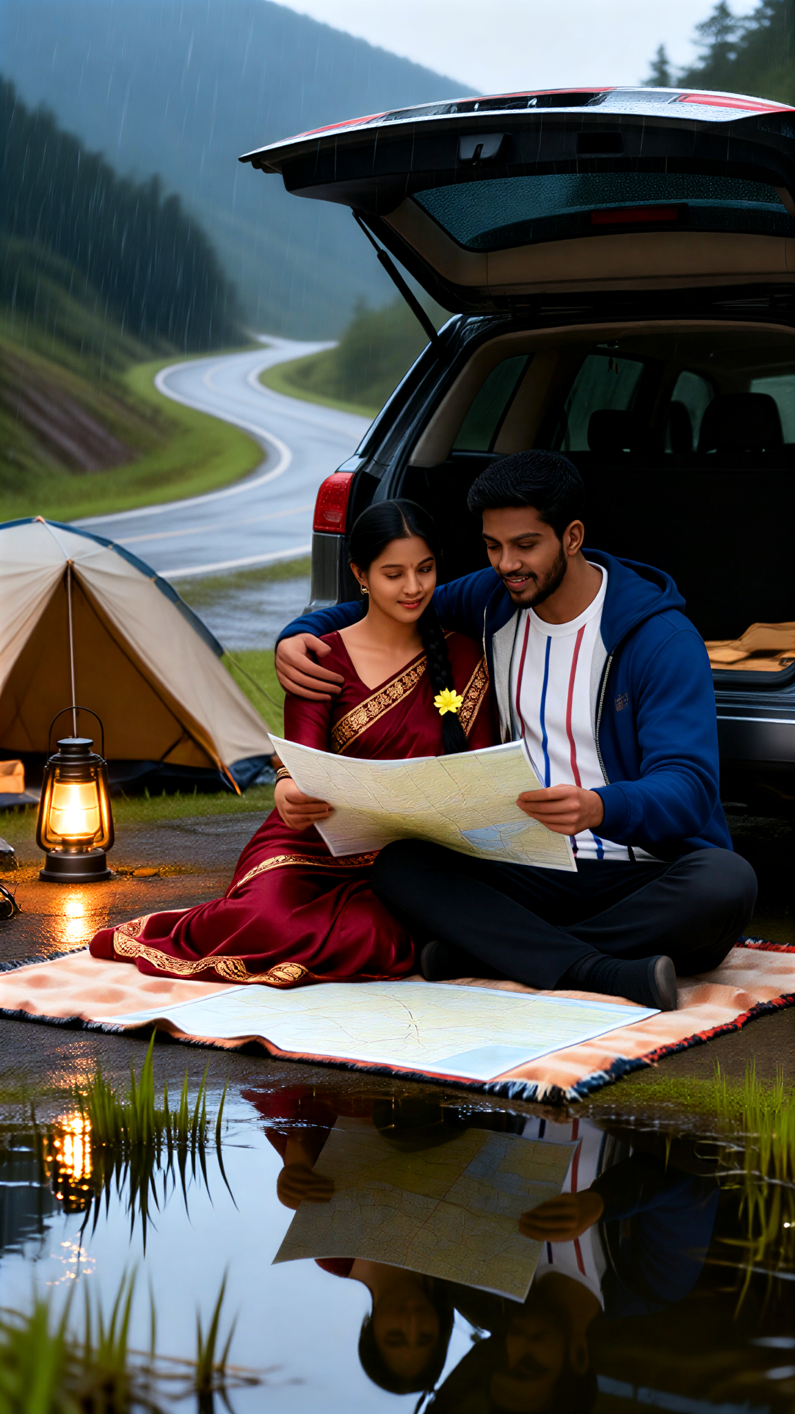 Post-rain Camping Photoshoot image