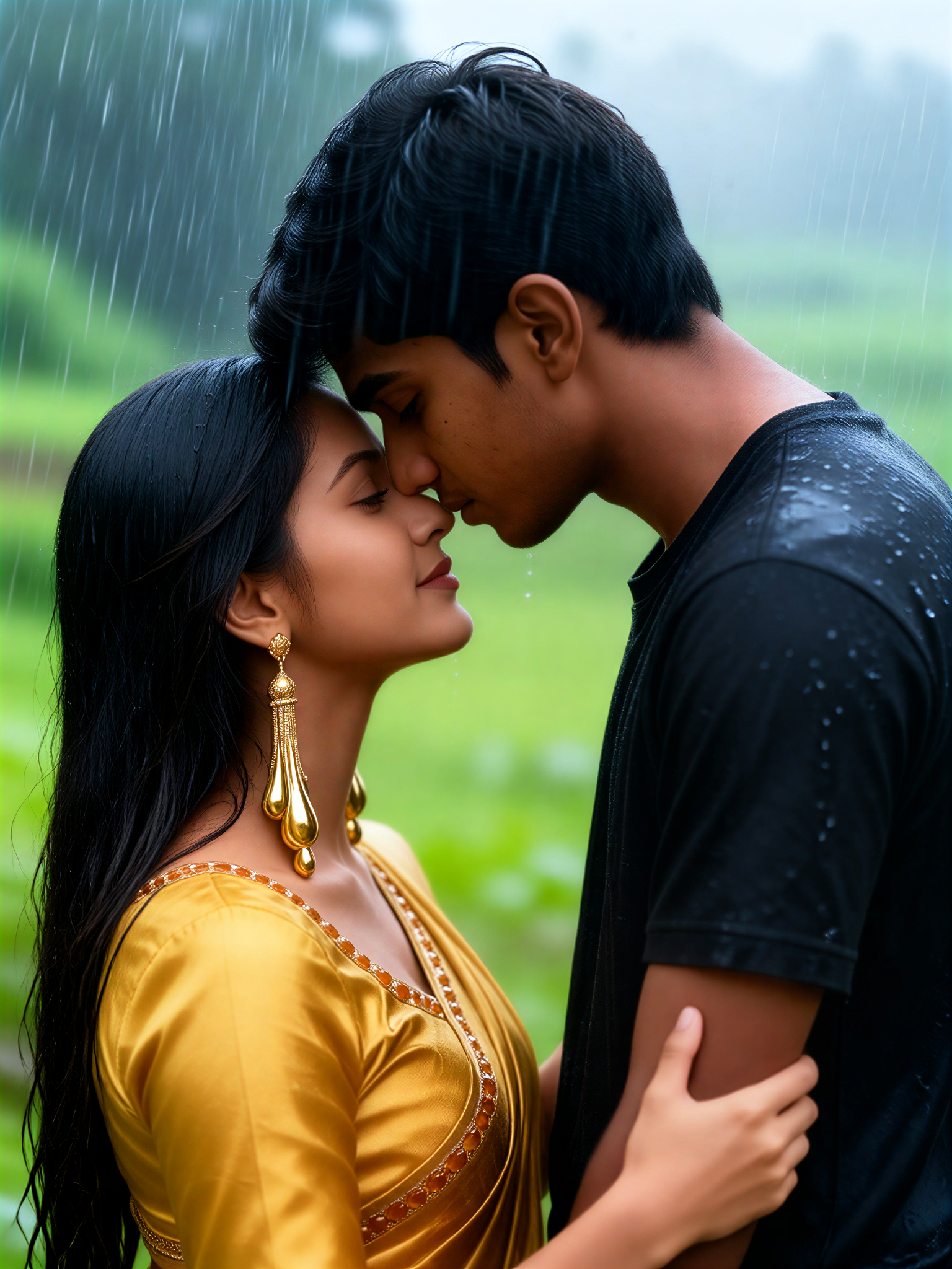 Couple Near Kiss image