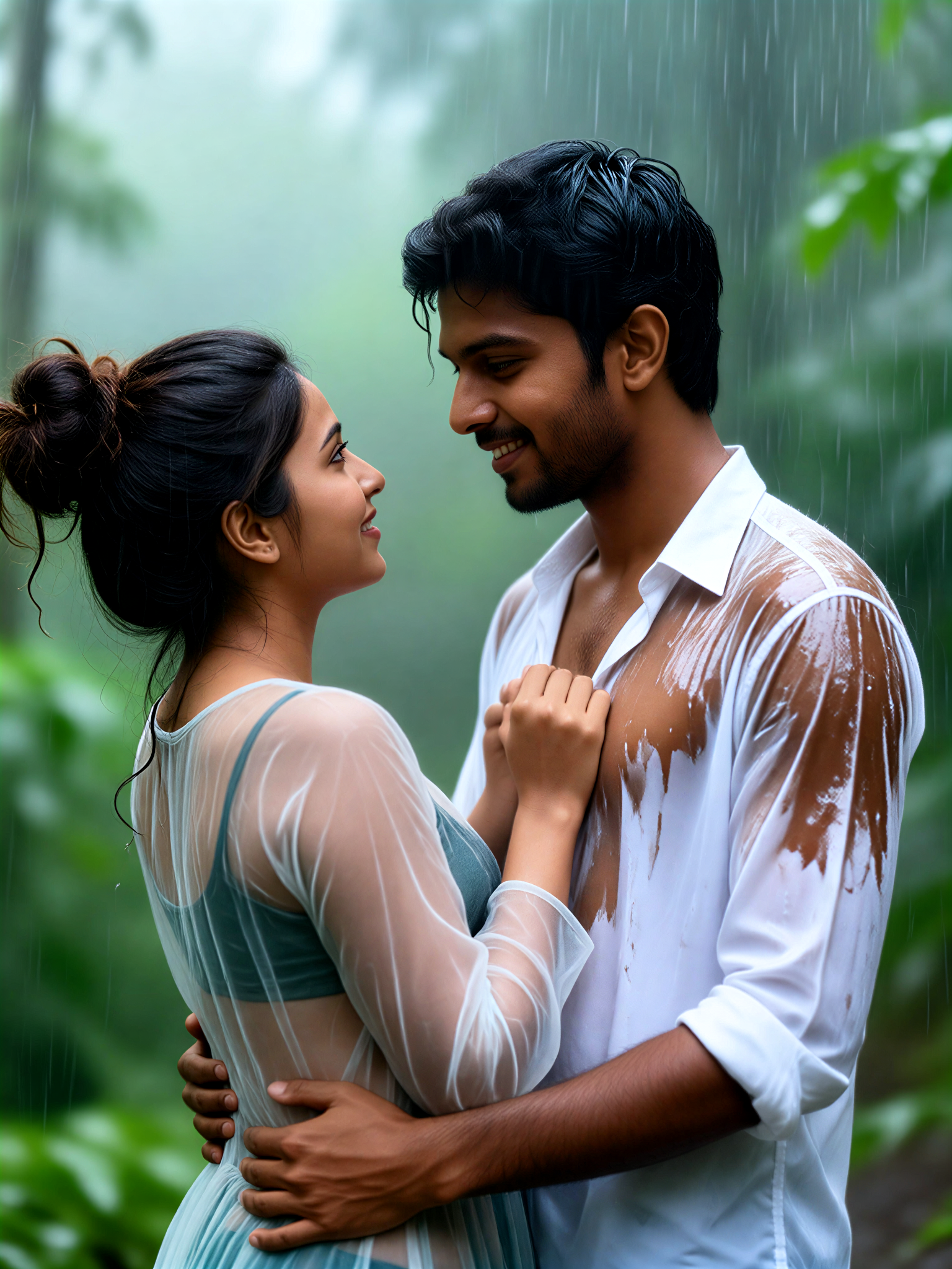Rain Dress Chest Lean image