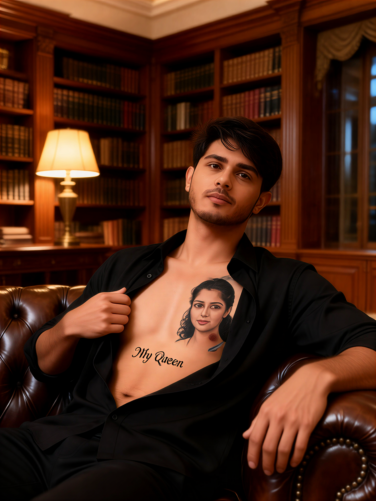 Mansion Study Tattoo image