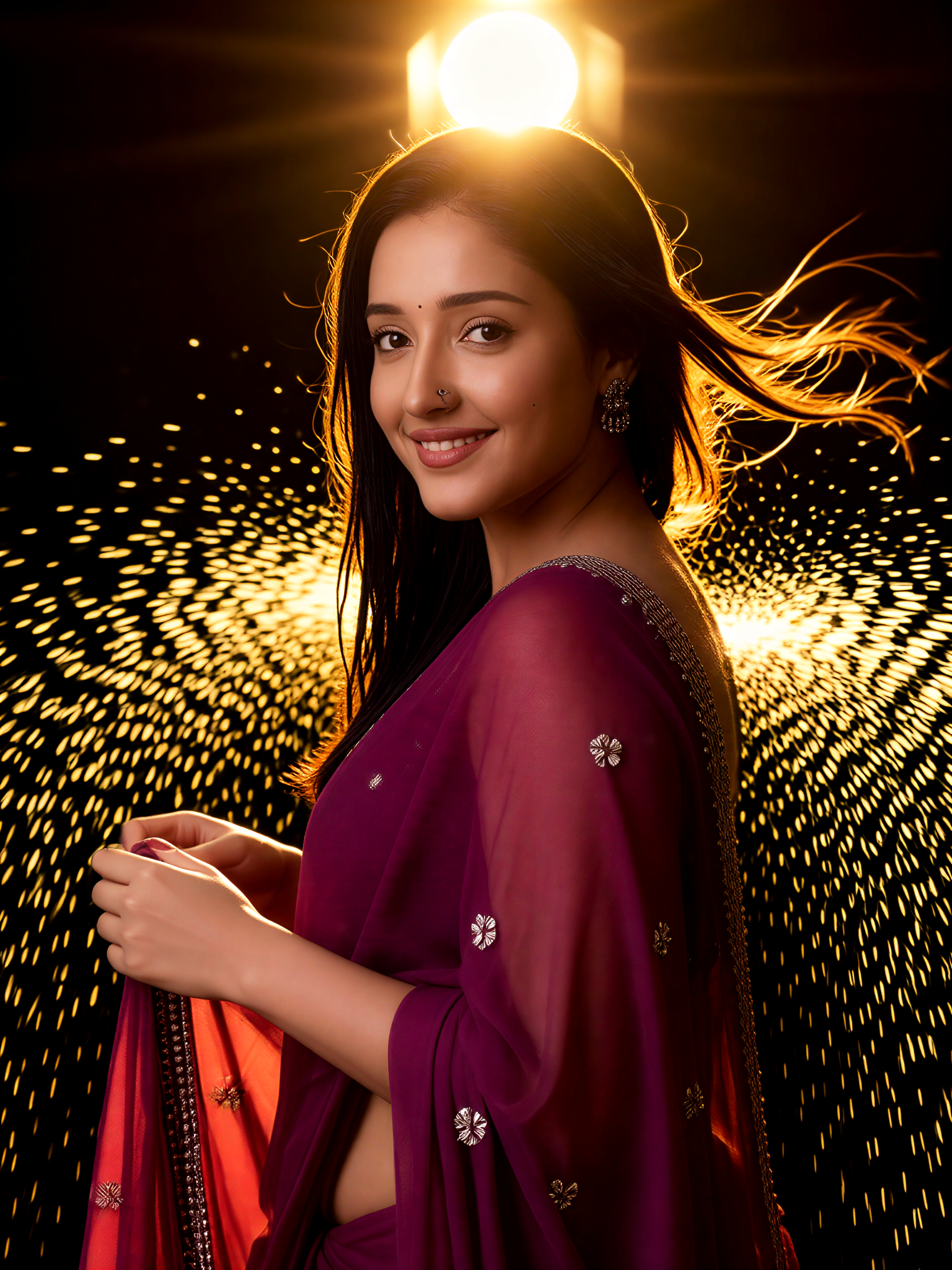 Backlit Saree Glance image