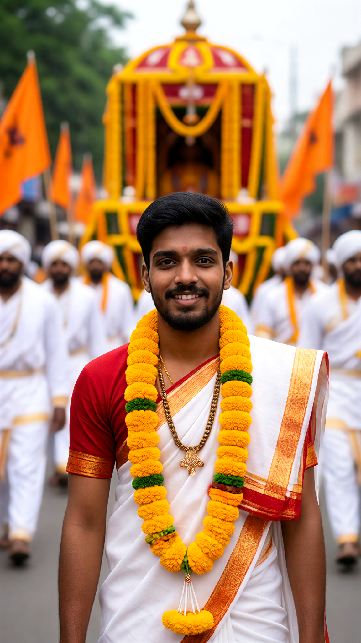 Monsoon Varkari Pilgrimage Portrait image
