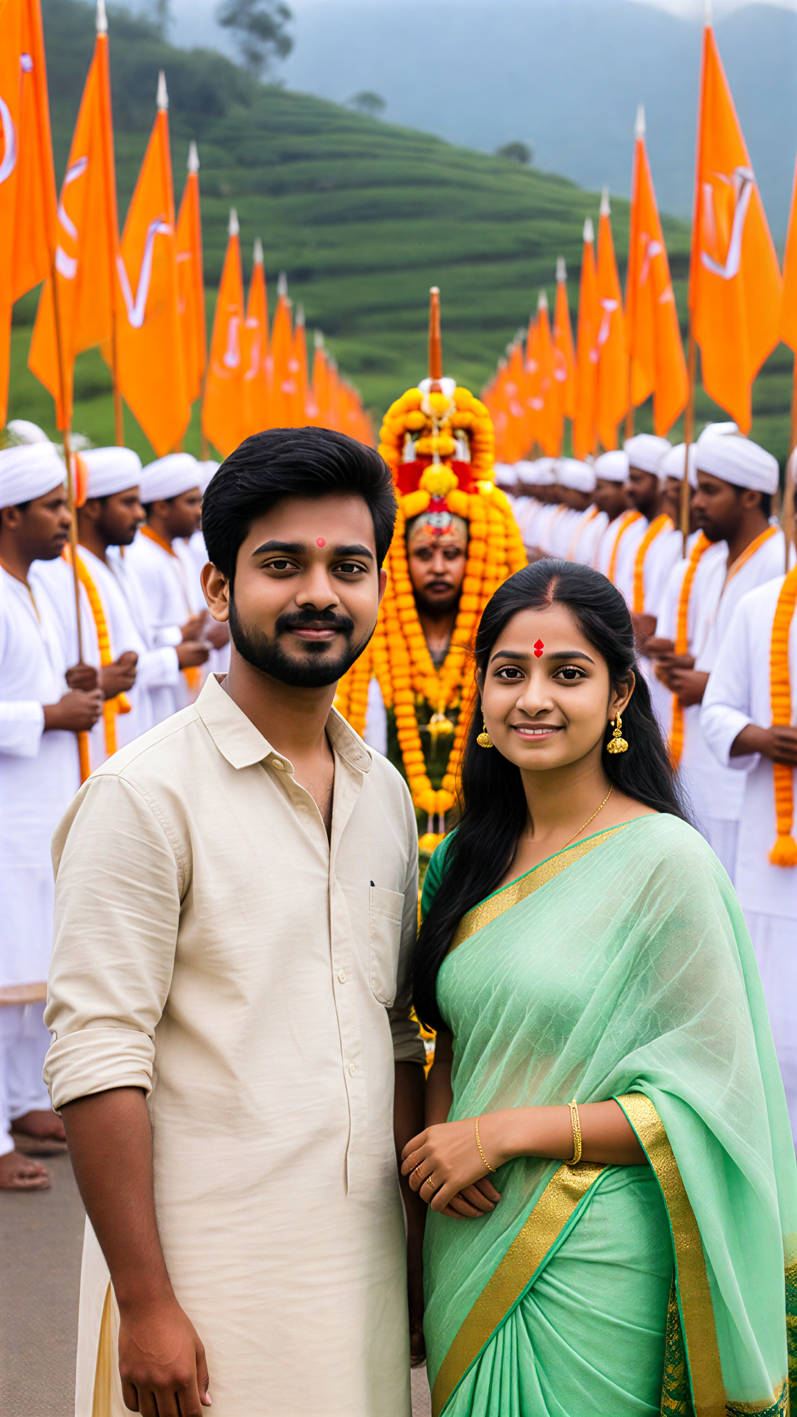 Monsoon Varkari Pilgrimage Portrait image
