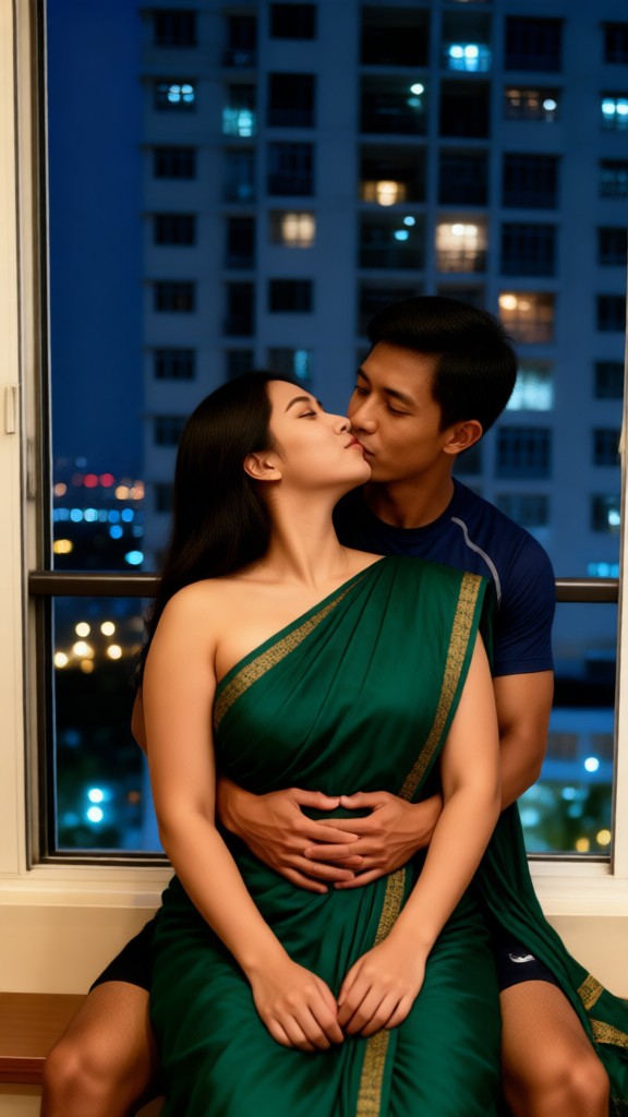 High Rise Window Kiss image