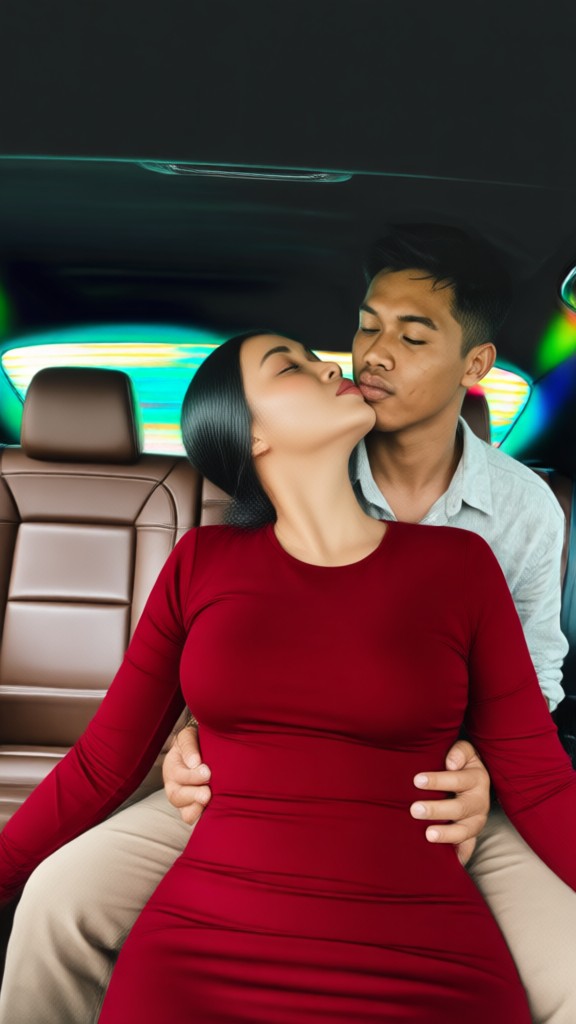 Luxury Car Back Kiss image