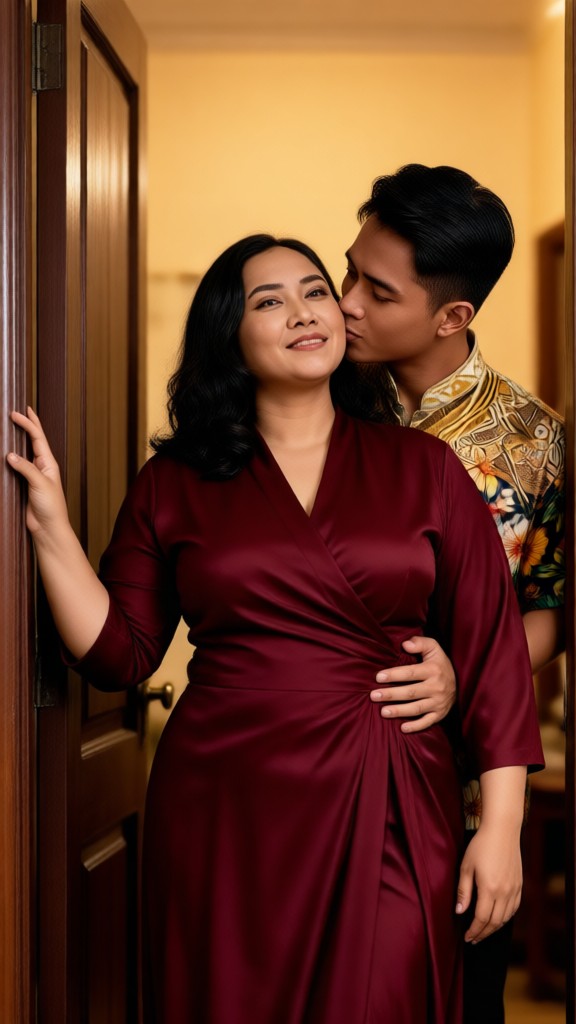 Doorway Back Kiss image