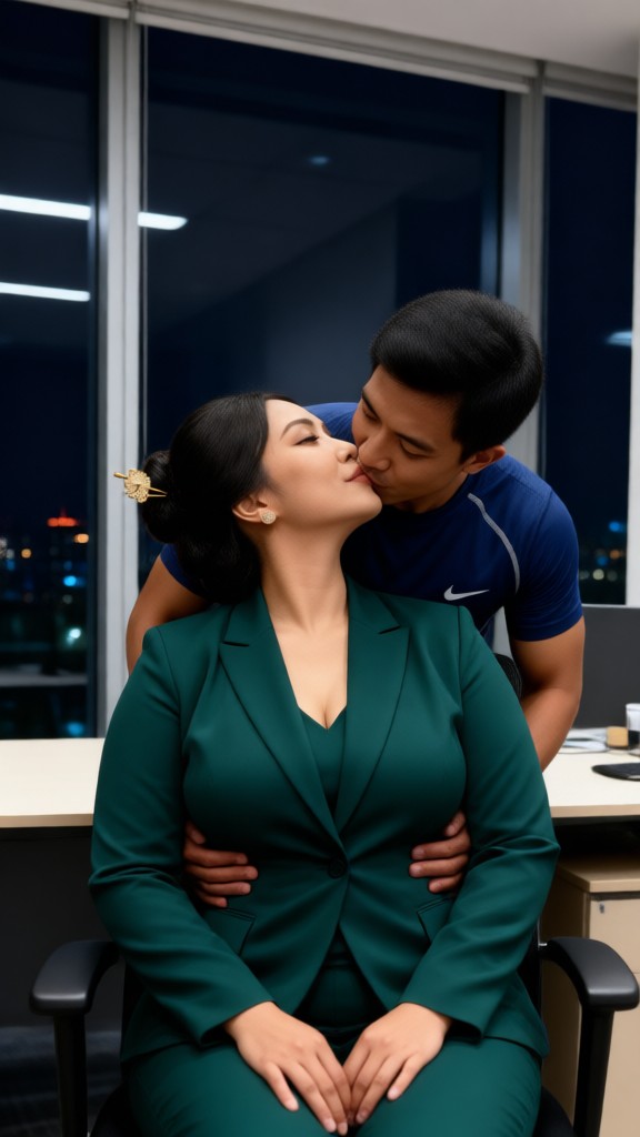 Office Chair Back Kiss image