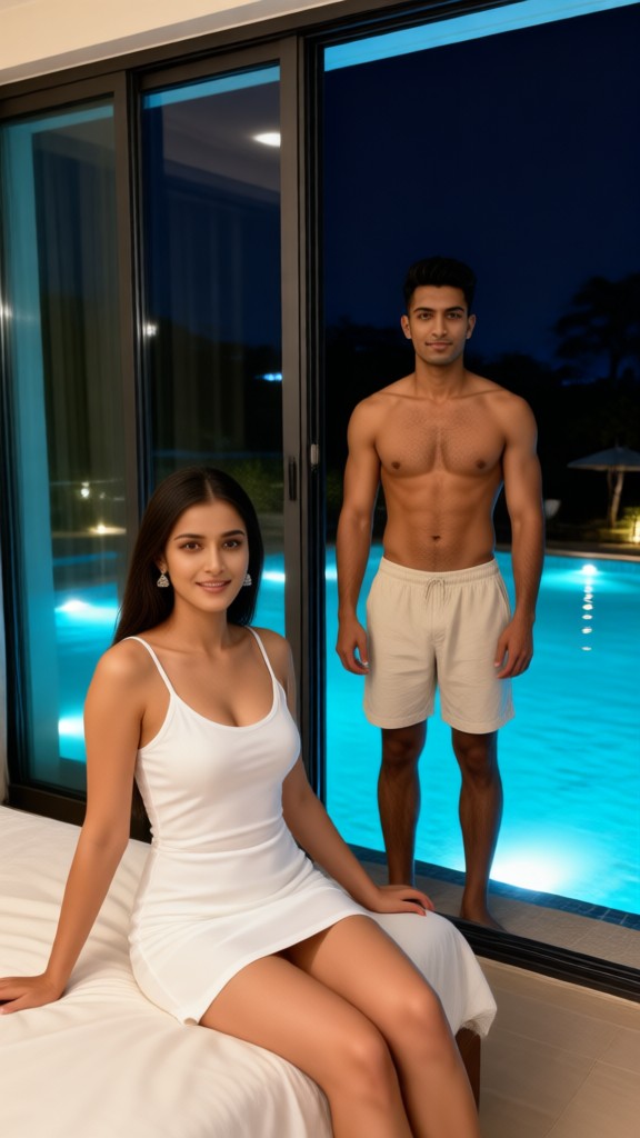 Pool View Bed Kiss image
