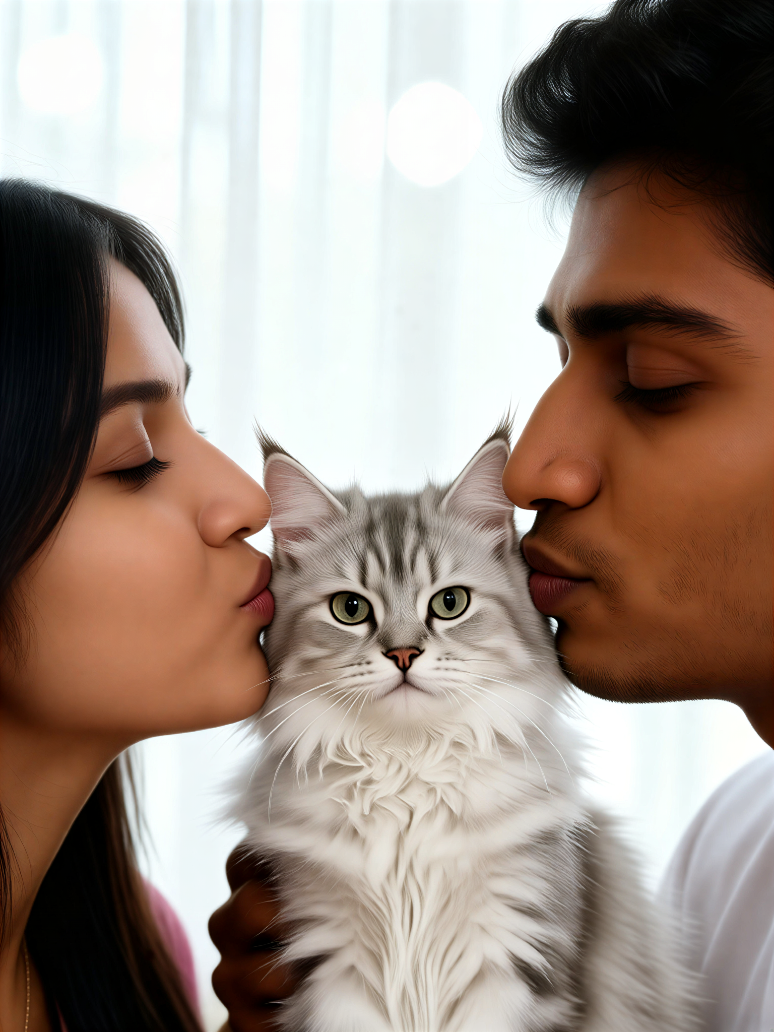 Romance Cat Kiss image