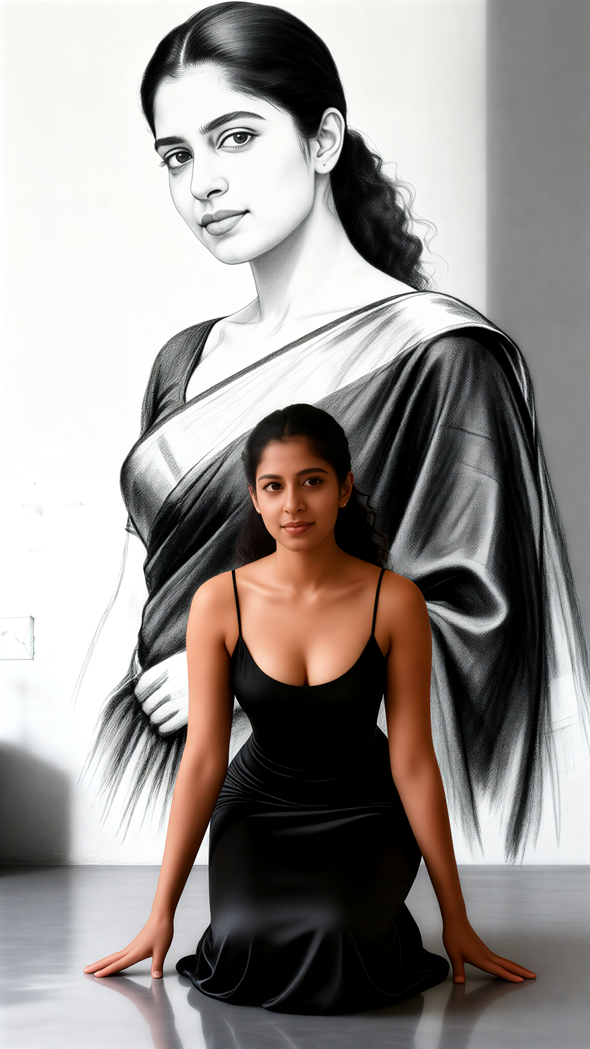 Elegant Sari Shadow image