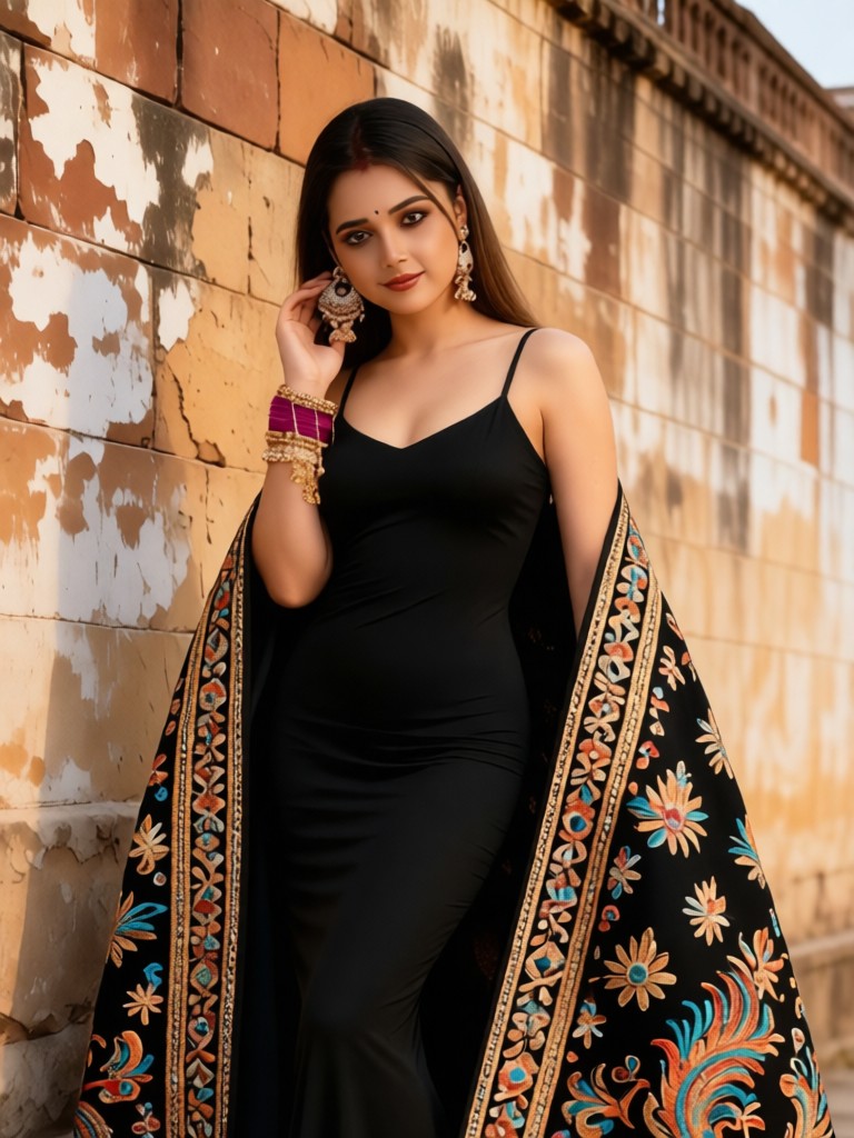 Dark plum colored fluffy collarbone roll image