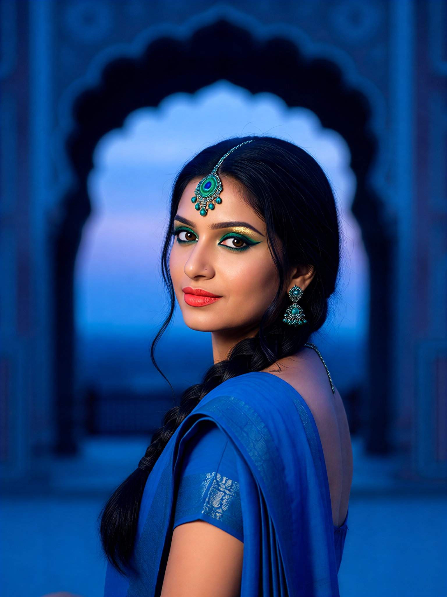 Peacock Sapphire Eyes image