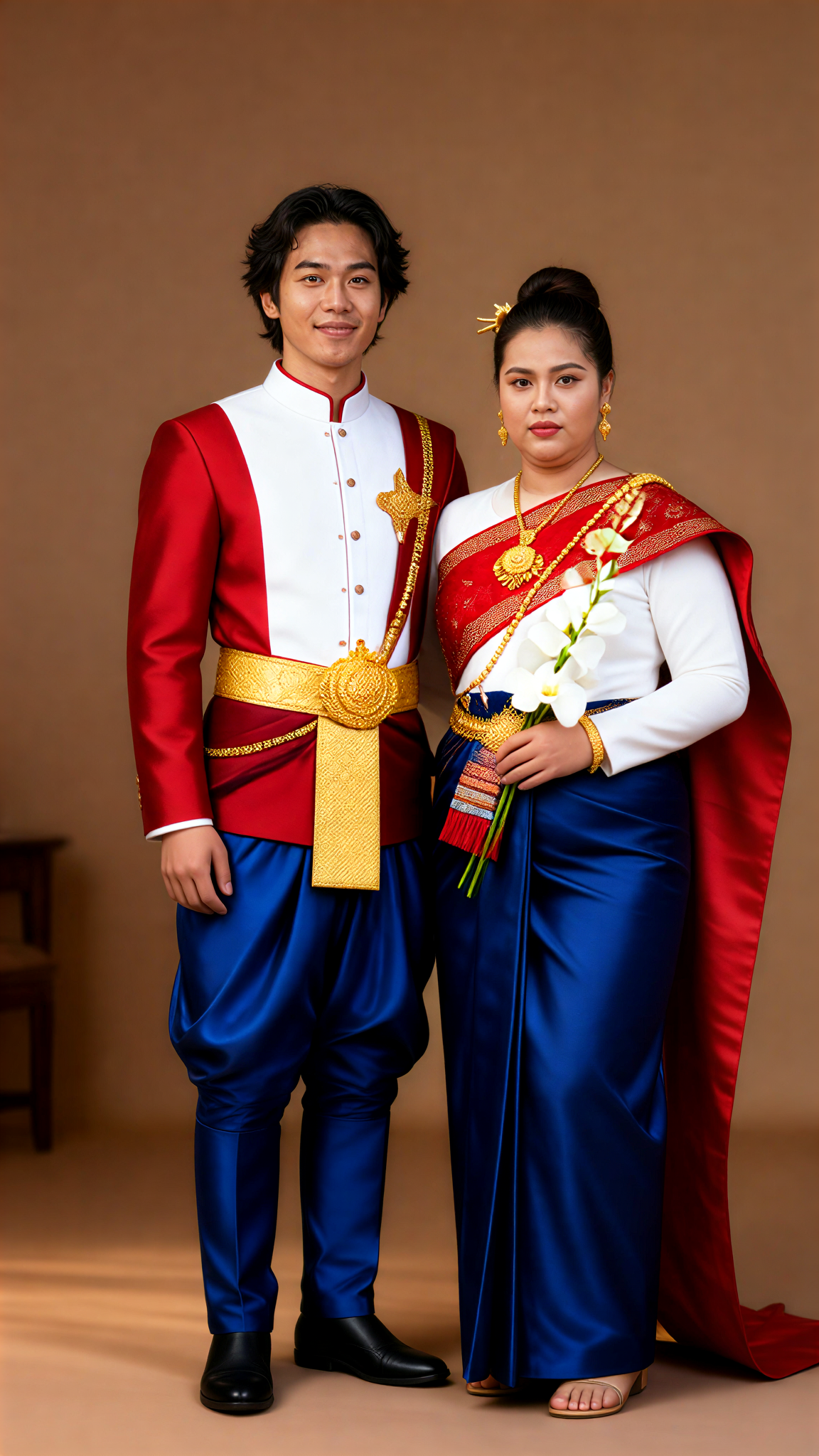 64 Thai Red White Blue image