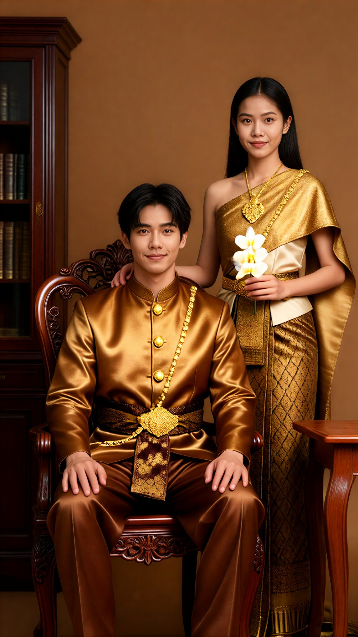 66 Vintage Brown Gold image
