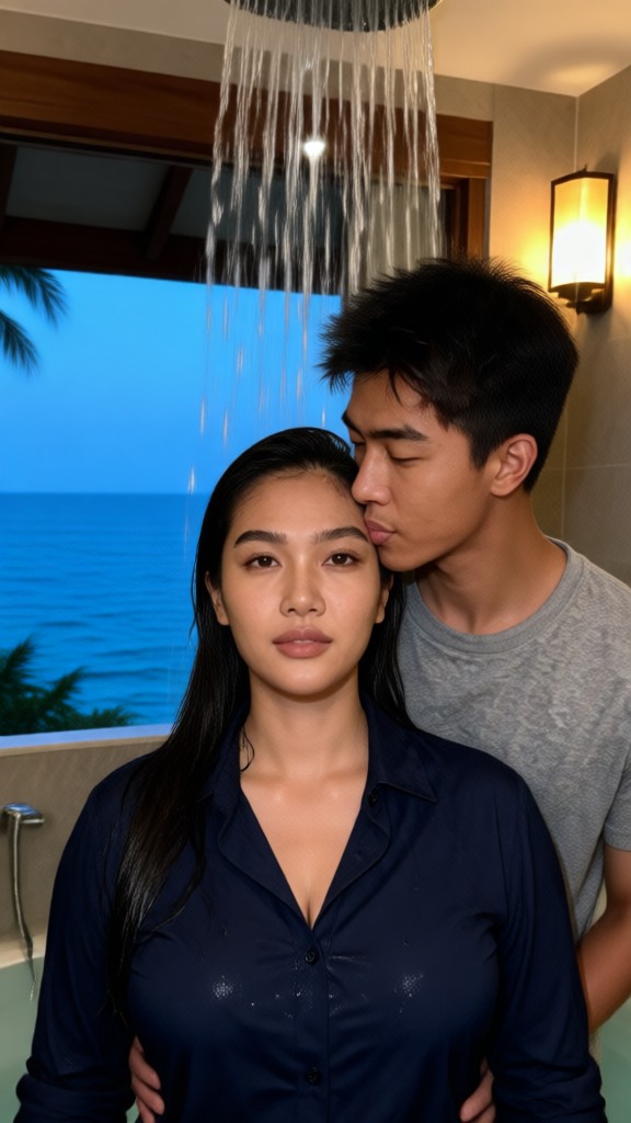 Phuket Rain Shower Kiss image