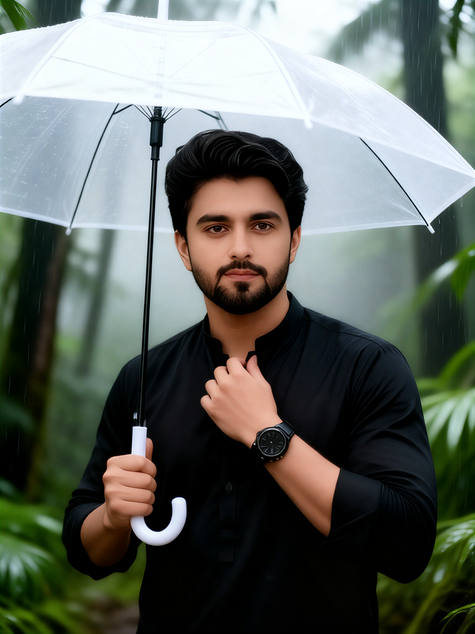 Using an umbrella in the rain-5 image