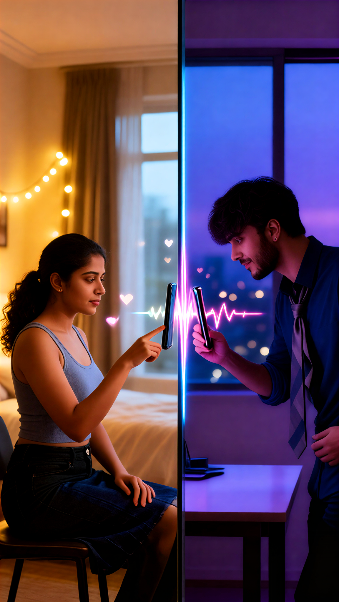 Couple Matching Two-tone Photo Shoot image