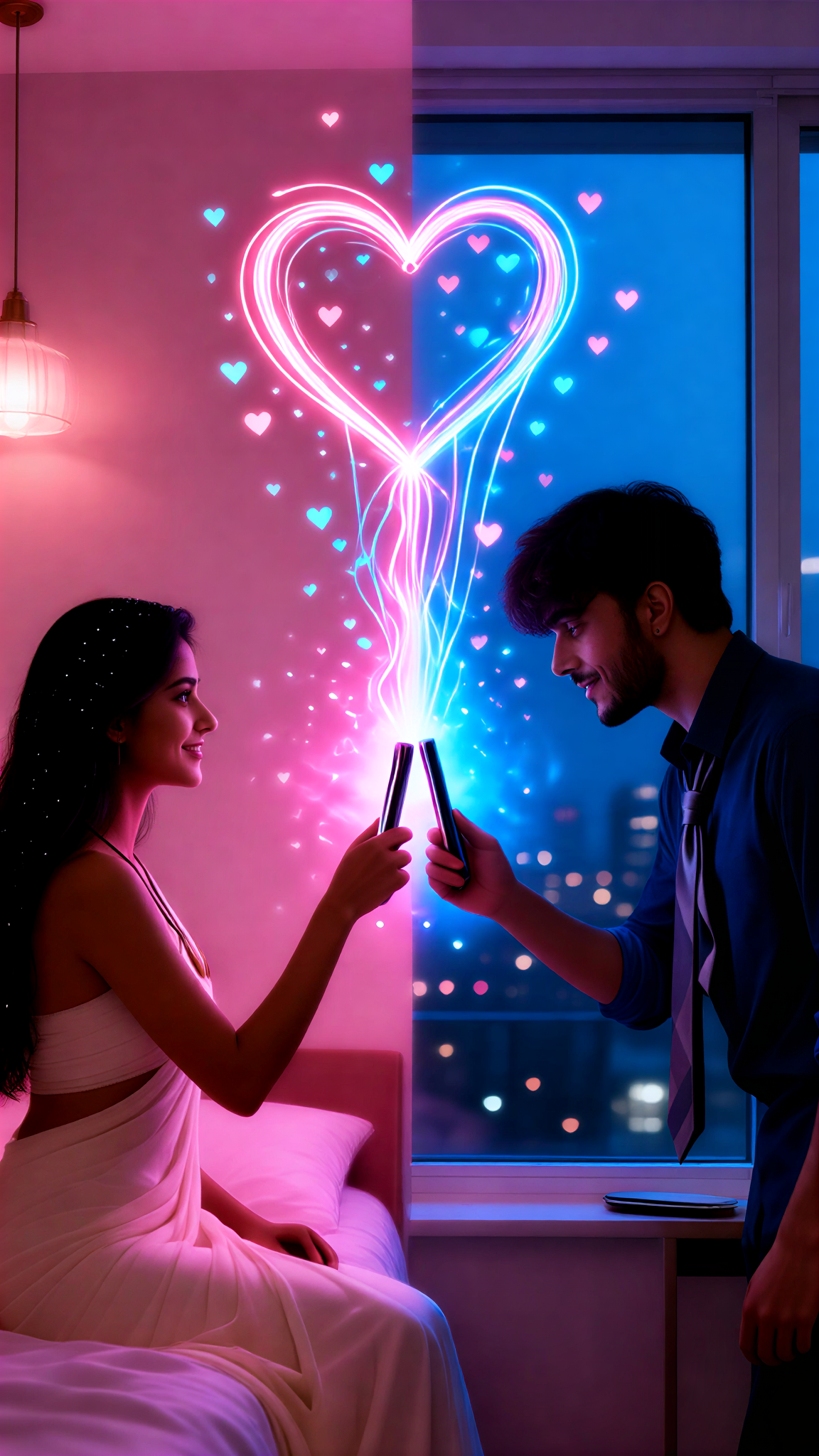 Couple Matching Two-tone Photo Shoot image
