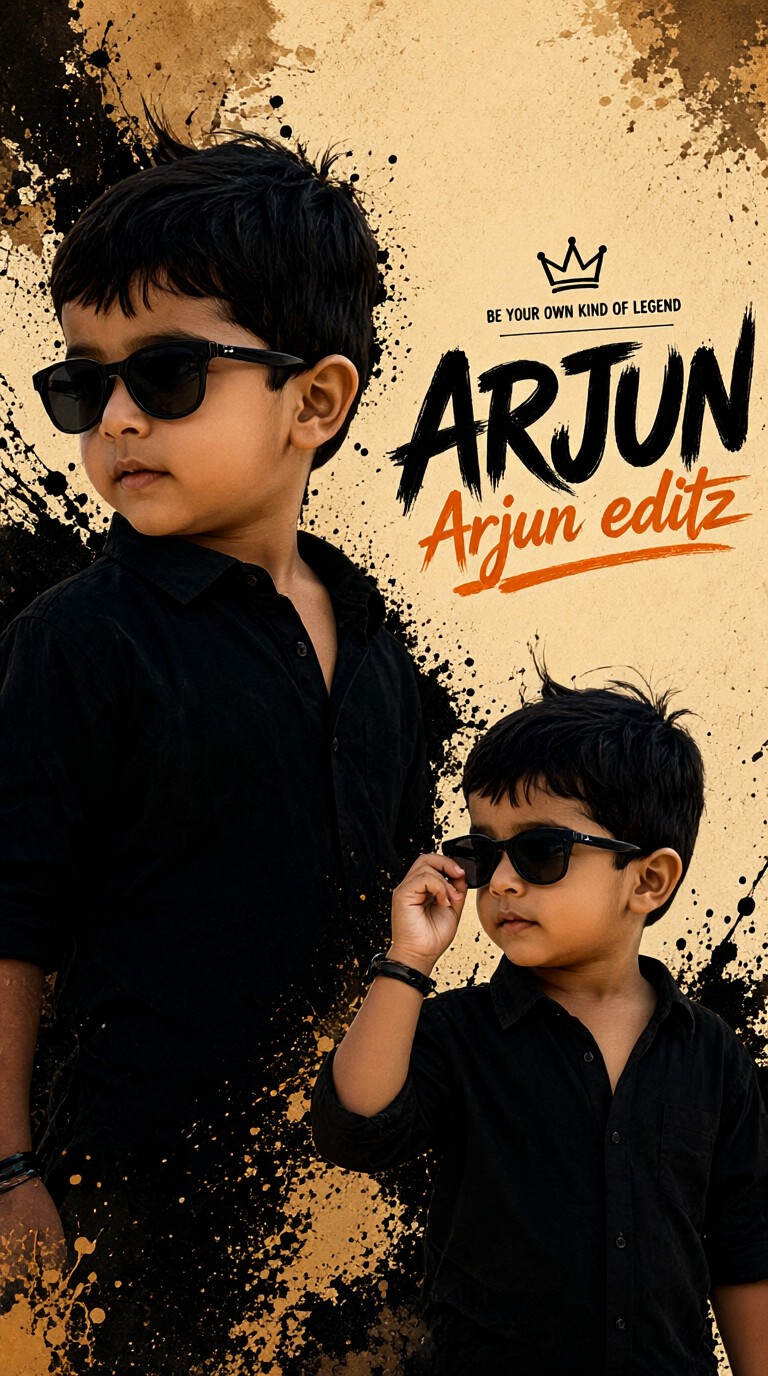 Handsome Baby Boy Birthday Poster image
