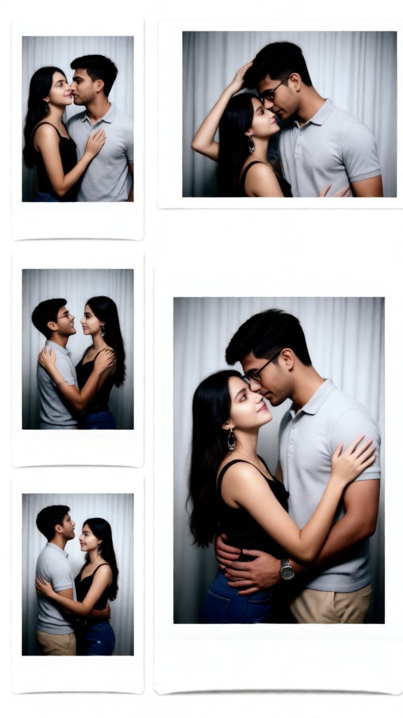 Polaroid Character Five-Grid Layout image