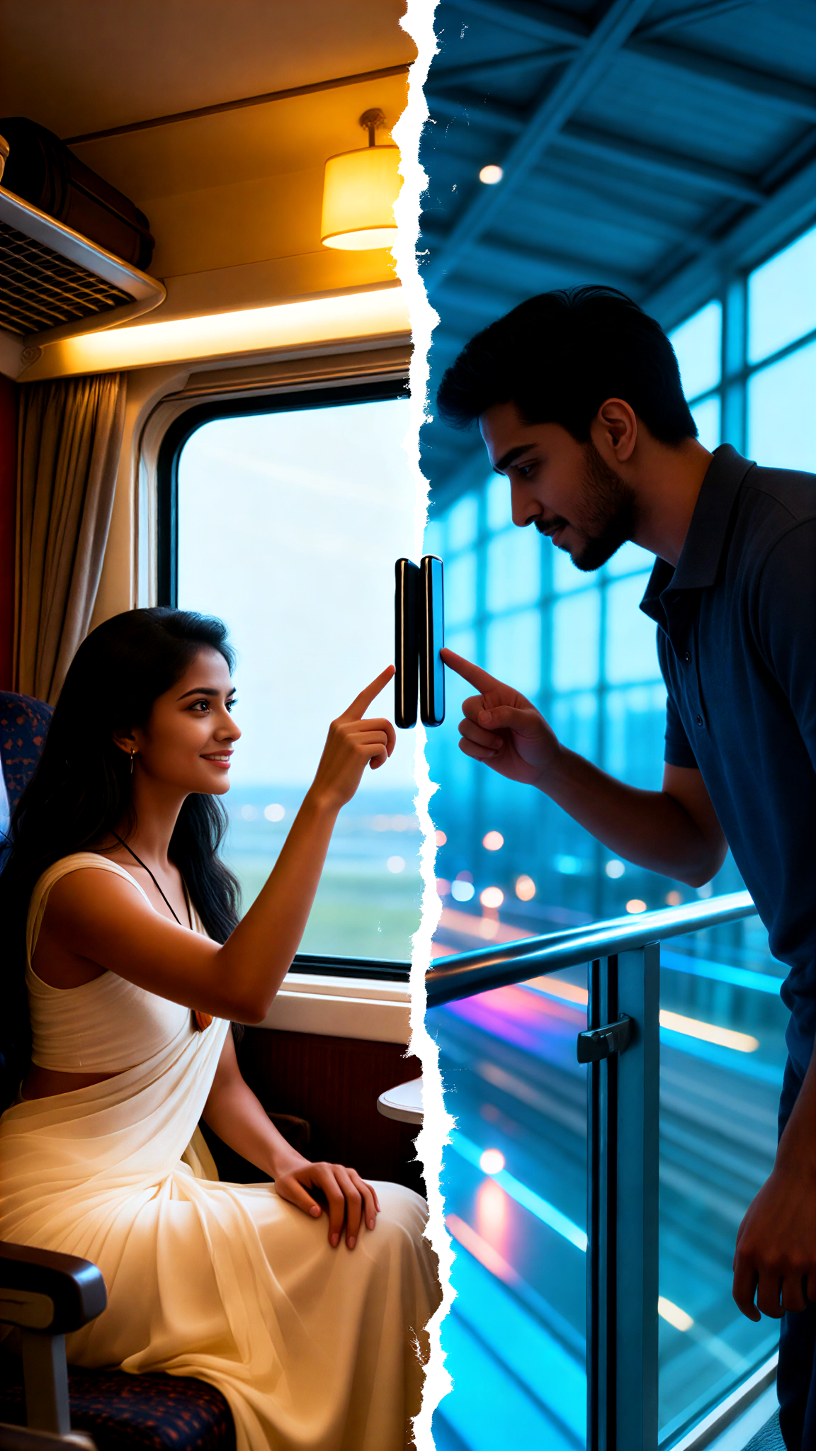 Couple Matching Two-tone Photo Shoot image