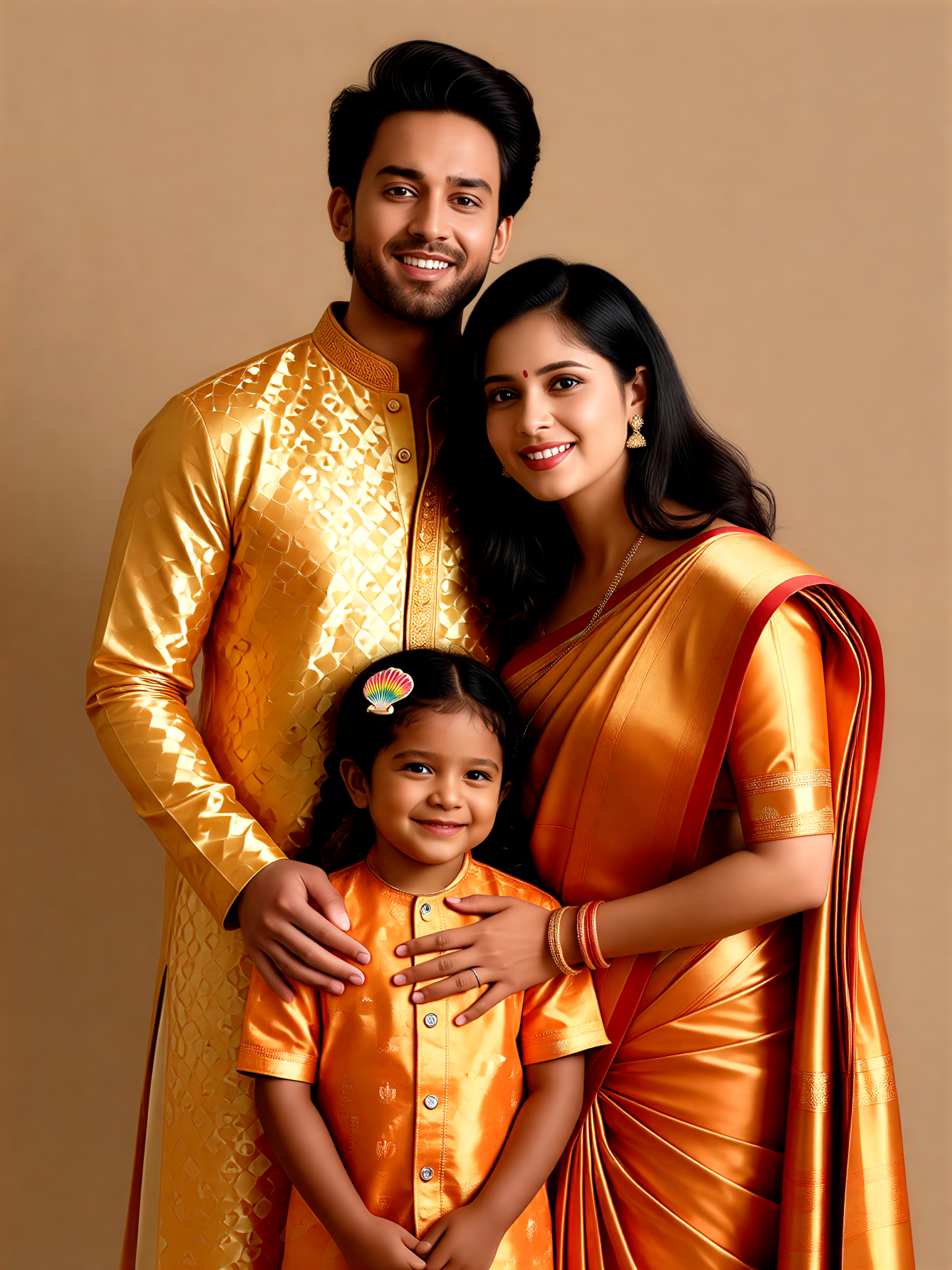 Orange Gold Family image