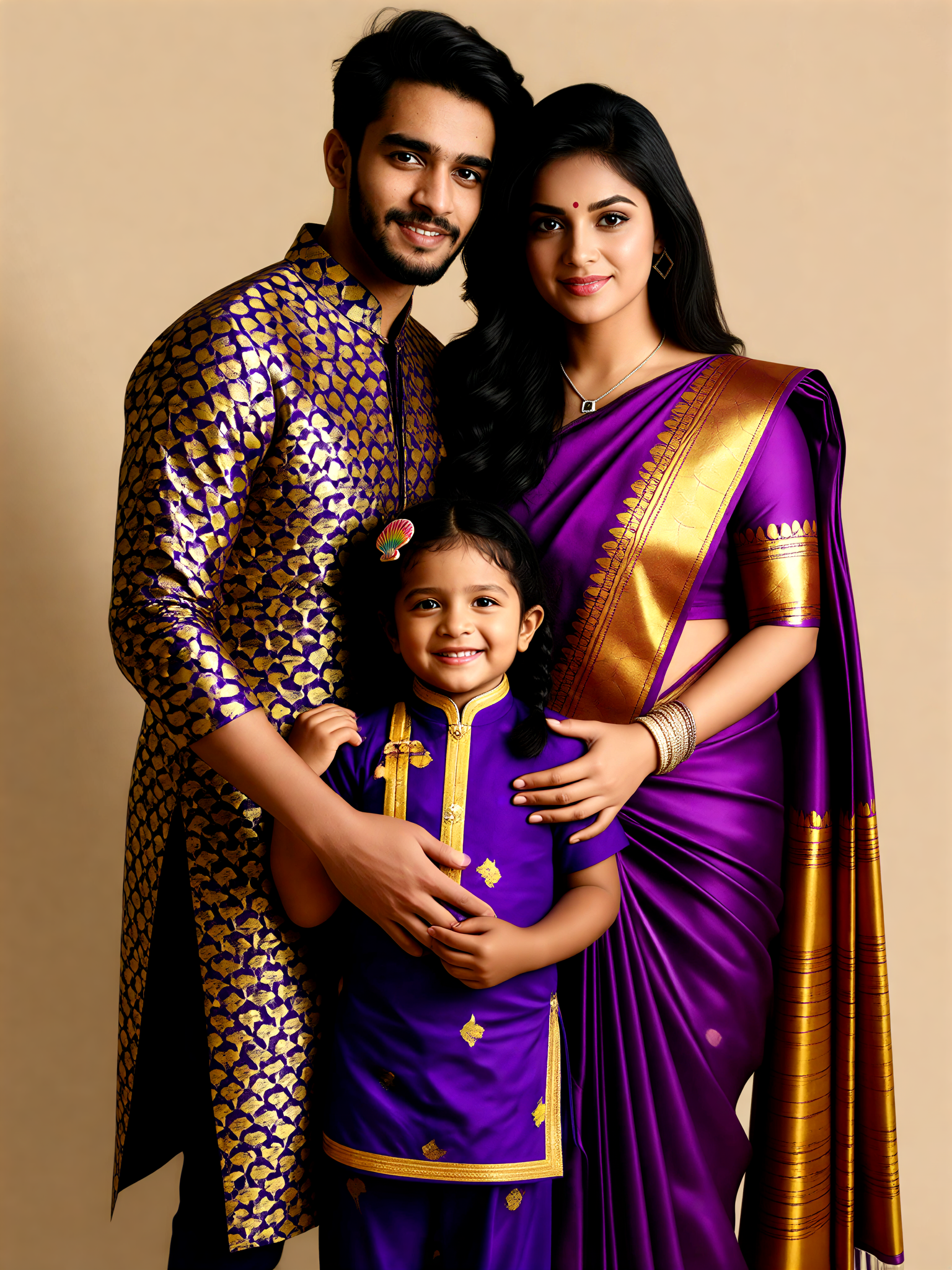 Violett Gold Familie image