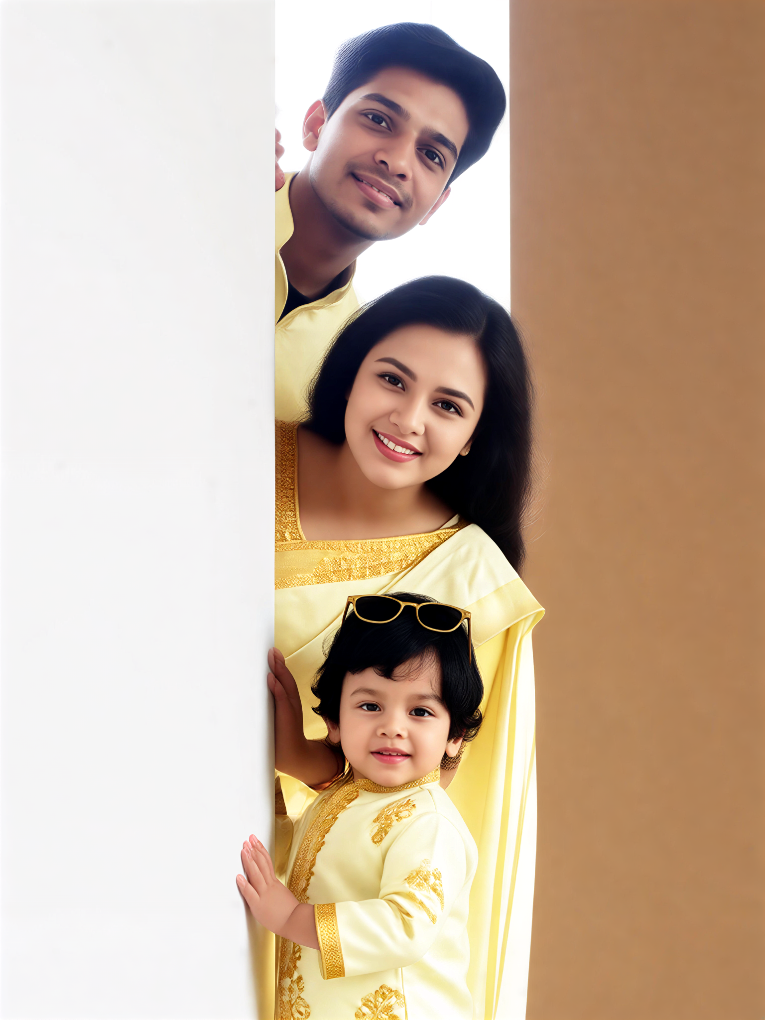Cream Peek Family image