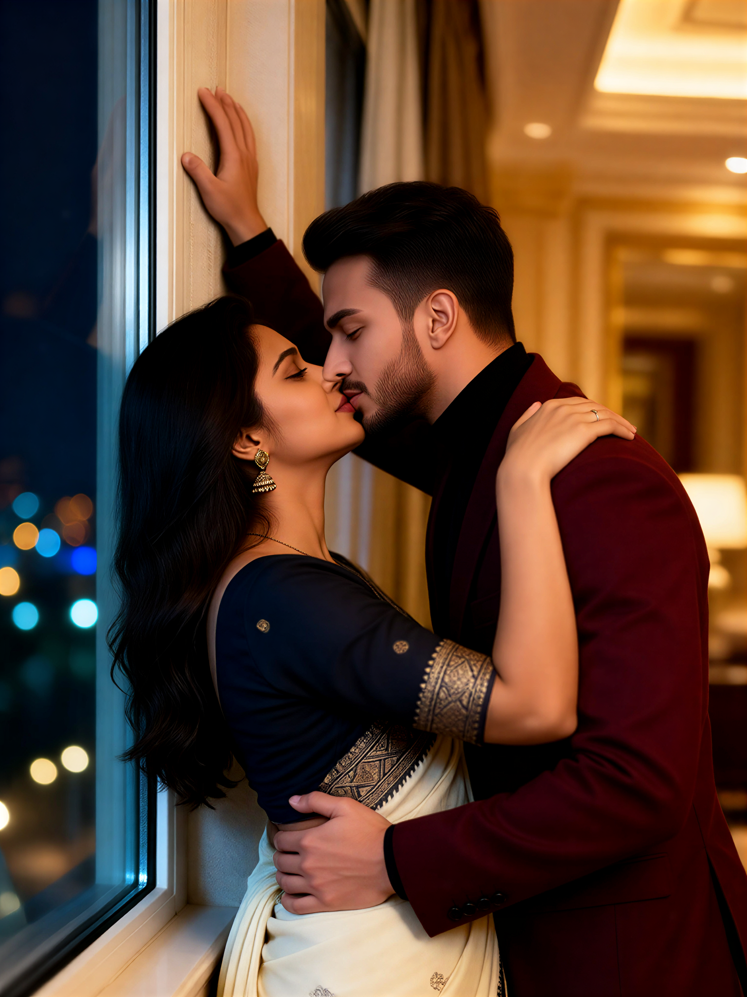 Hotel Window Kiss image