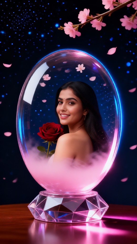 Rose Crystal Ball image