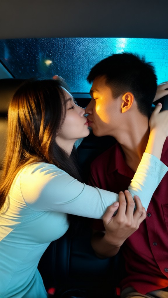 Saigon Rain Seat Kiss image