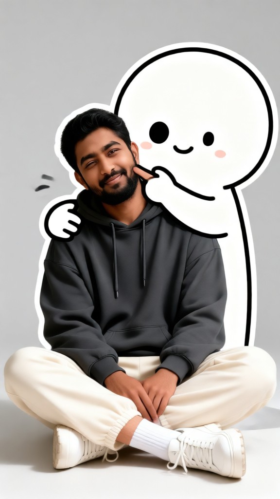 Cute You & Cartoon Character-M image
