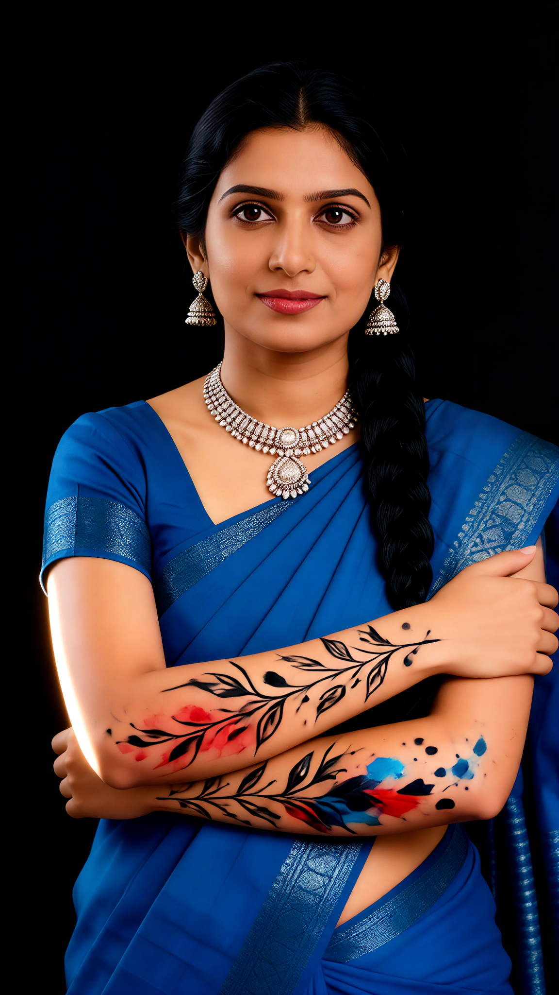 Colorful Tattoo Portrait image