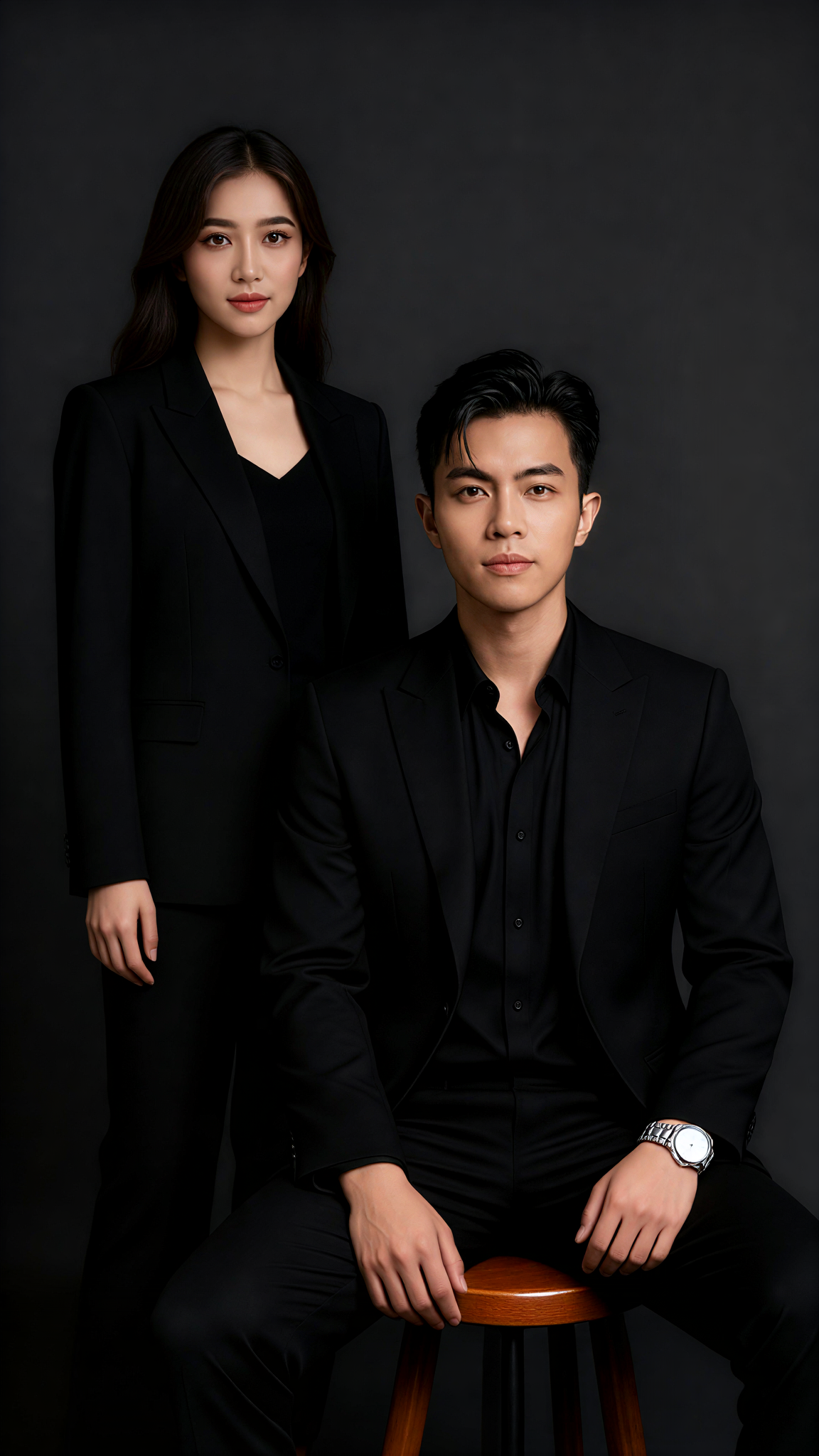 Black themed photo image