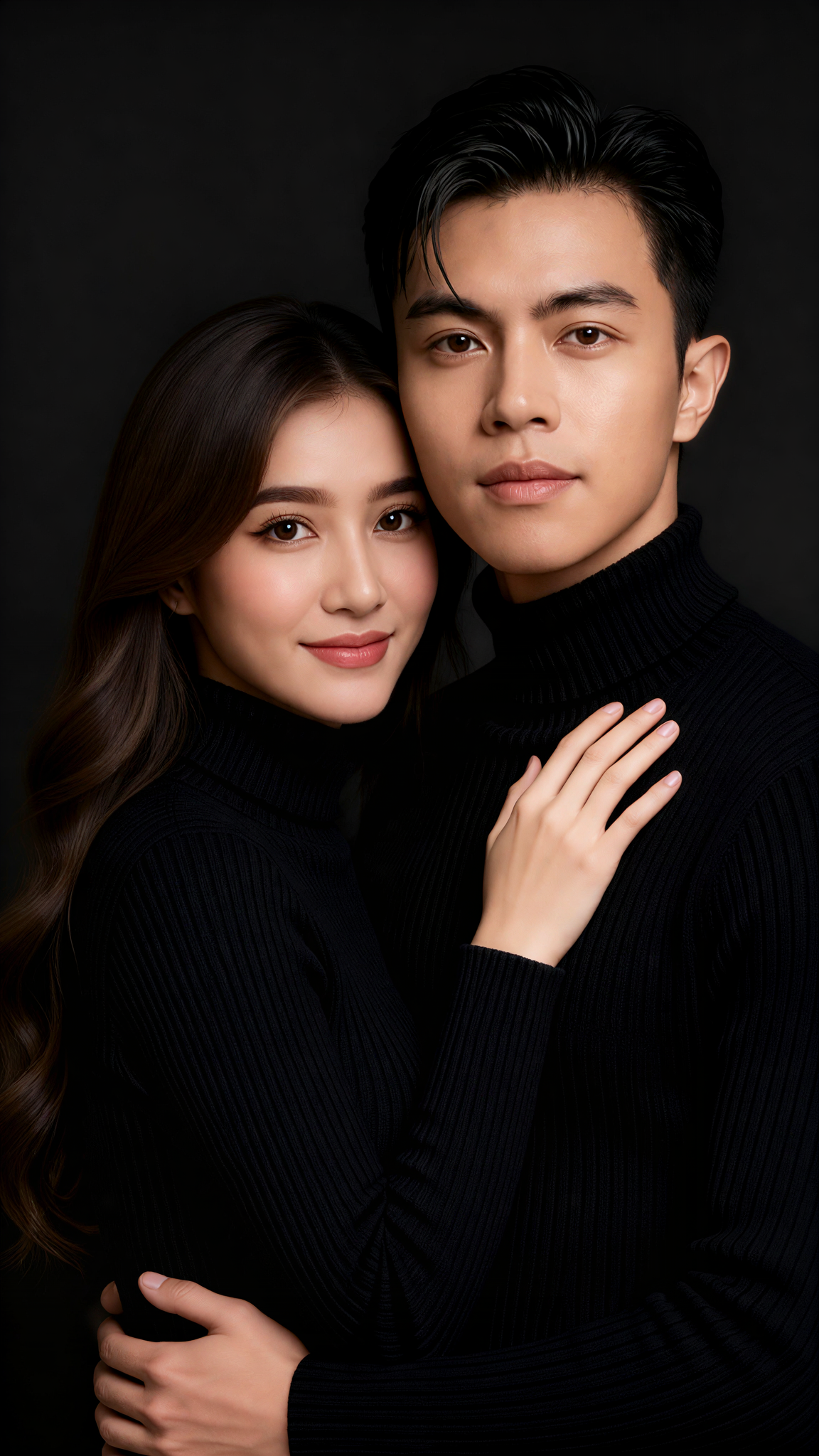 Black themed photo image