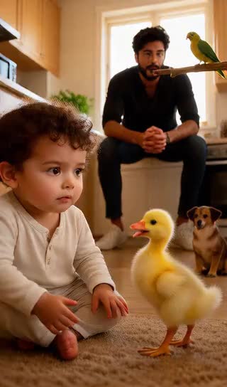 baby duck parrot image