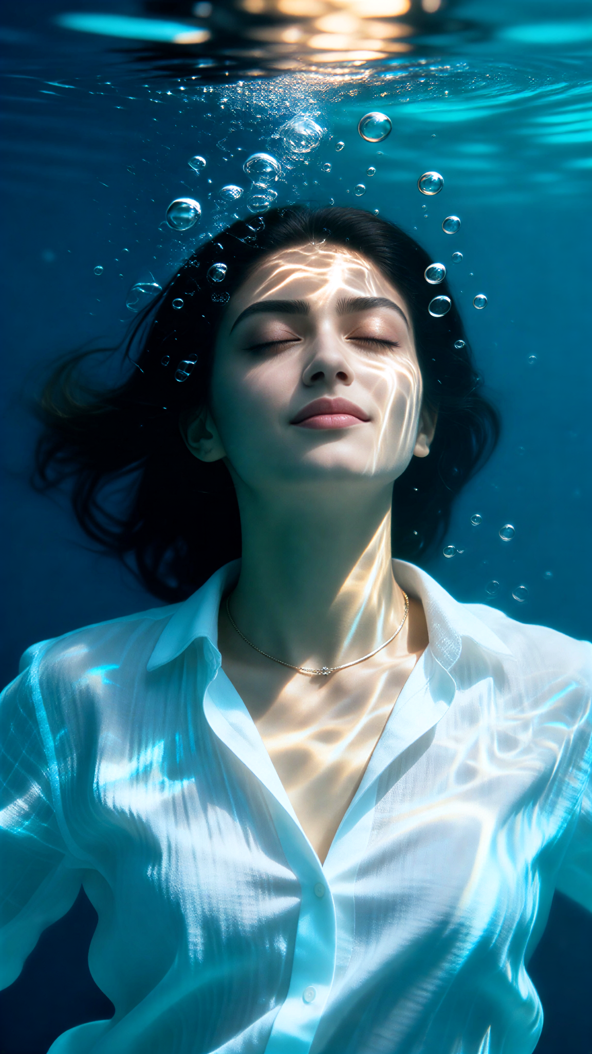 A stunning moment underwater image