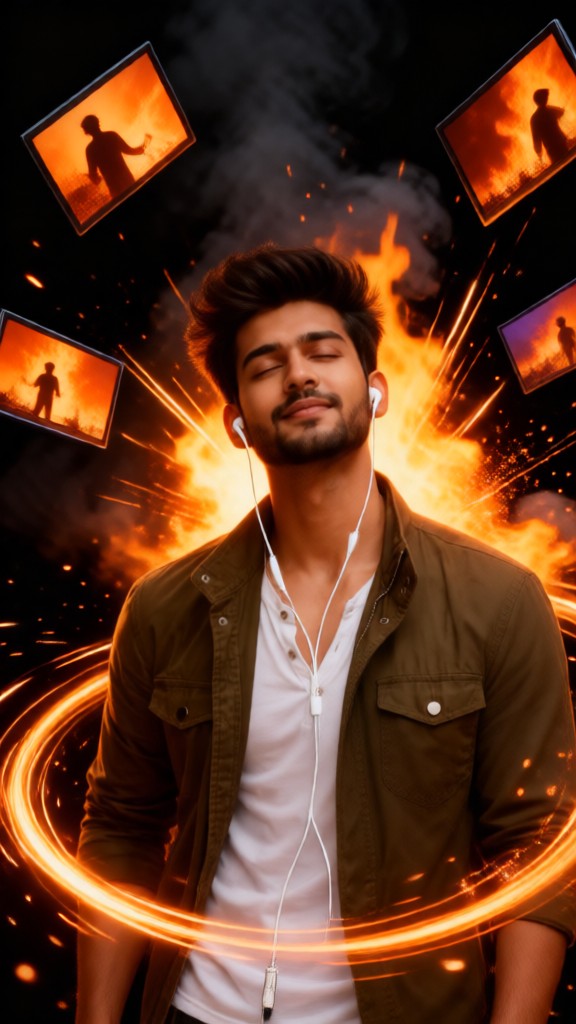 Enjoy the explosive music in your headphones image