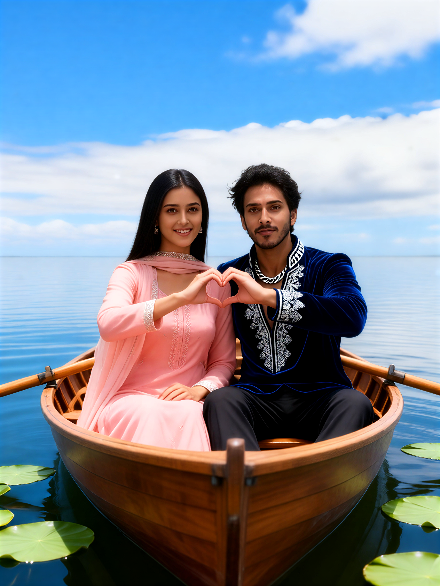 Heart Sign Boat Love image
