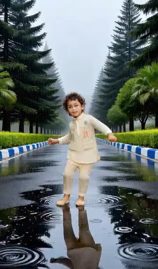 Deep Affectionate Dance in the Rain image