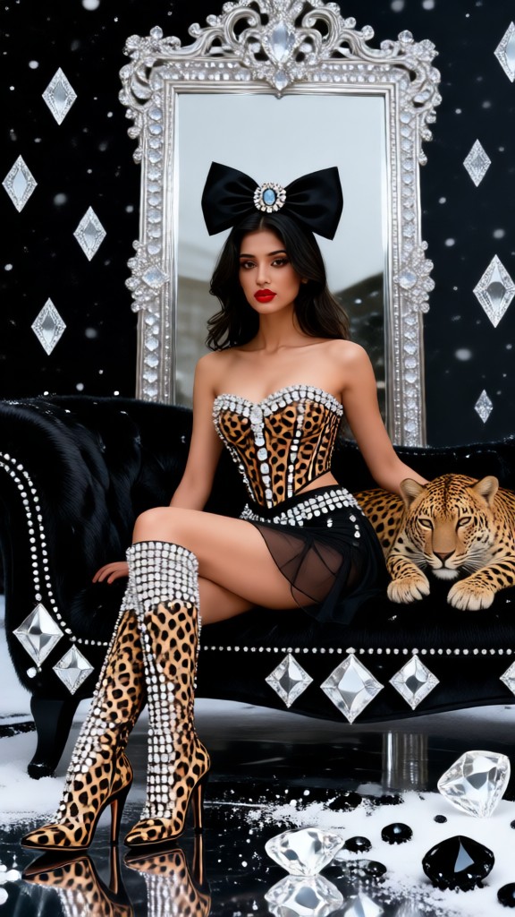 The Sexy Pretty Cheetah Woman image