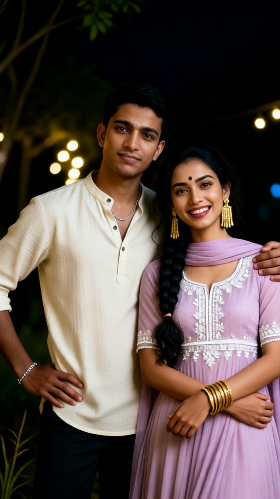 Sweet Night time Photos of Couples image